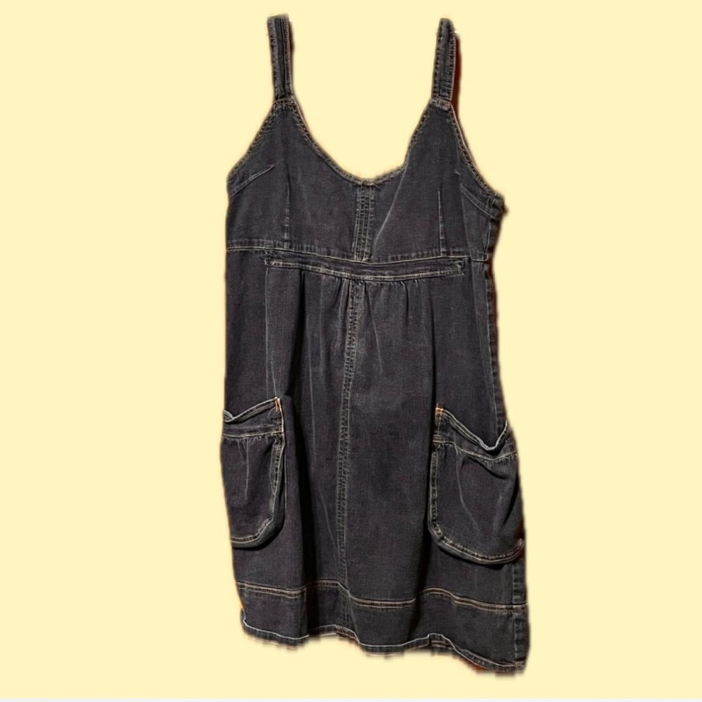 Vintage Zoey Beth Dark Denim Dress - Picture 1 of 2